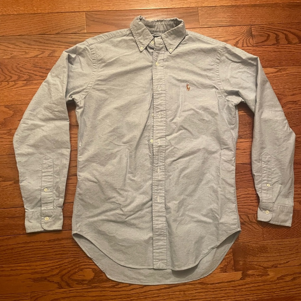 Ralph Lauren Blue Casual Button Down Shirt